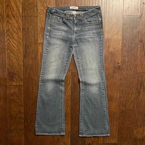 Vintage Candie's Low Rise Y2k Flared Denim Jeans - Picture 3 of 9